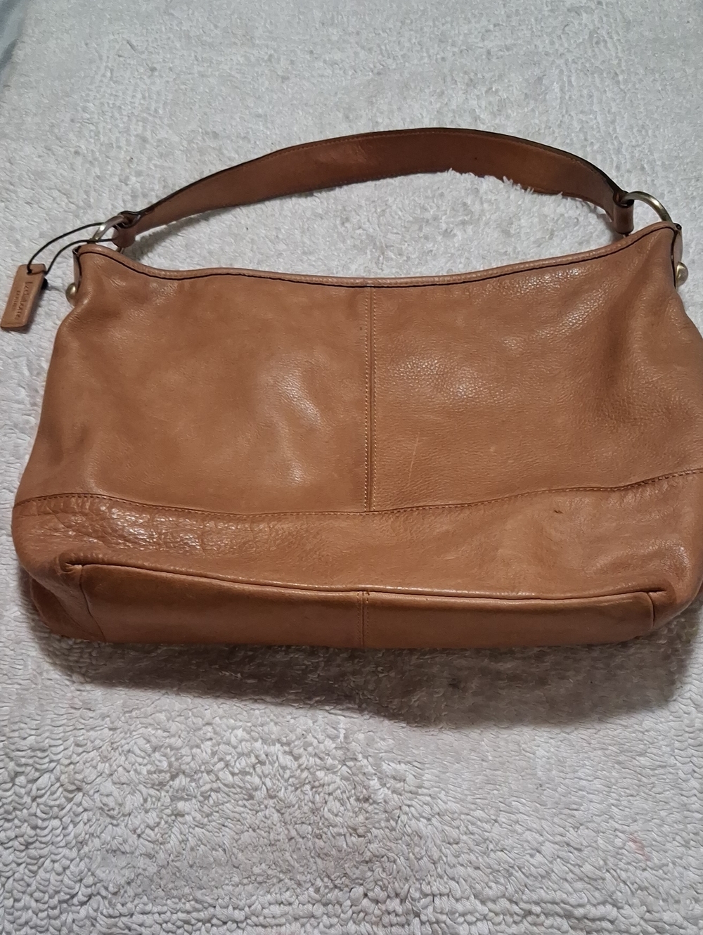 Liz Claiborne Cognac Leather Shoulder Bag